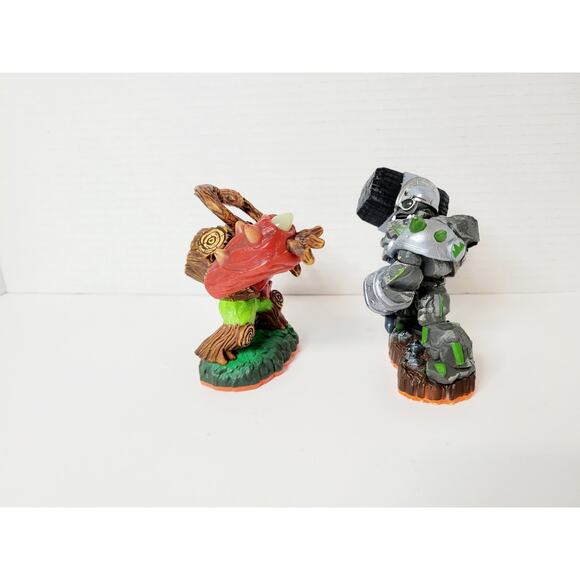2 Skylanders Figures 2012 Giants Crusher‎ 84515888 Gnarly Tree Rex 85002888 - Picture 3 of 4